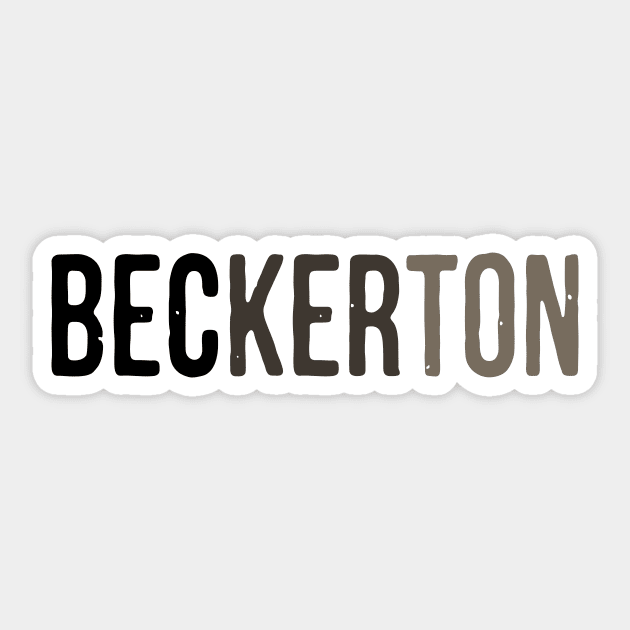 Beckerton band Sticker by Beckerton